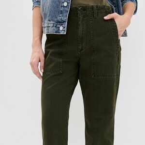 Alex Mill Neil Herringbone Pant Women's Size 2 Military Olive
